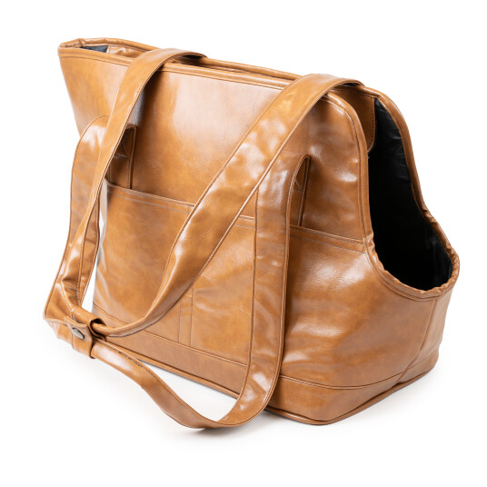 Bæreveske Nova 40x23x30,5 cm Brun for Hund - Transportveske fra Selected By Zoo