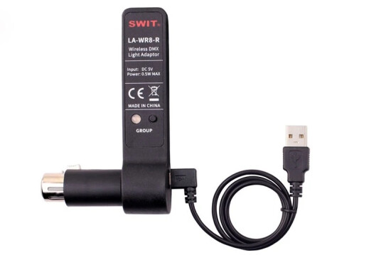 SWIT Pocket Wireless DMX Mottager DMX trådløs mottager SWIT Pocket Wireless DMX Mottager DMX trådløs mottager