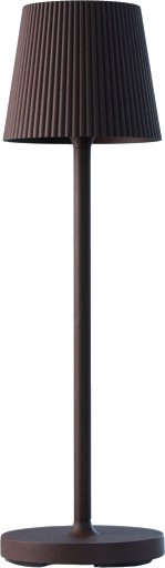 LumenLight Lucca oppladbar bordlampe brun