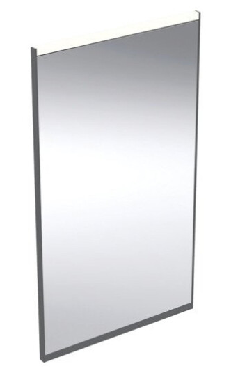 Geberit Option Plus Square speil med lys, dimbar, duggfri, 40x70 cm, sort