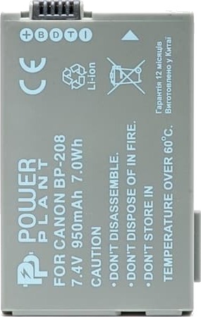 Ekstra Digital Canon Batteri Bp-208 4775341110751-1