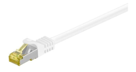 Pro LAN Cat 7 S/FTP Nettverkskabel 1,5 m Hvit