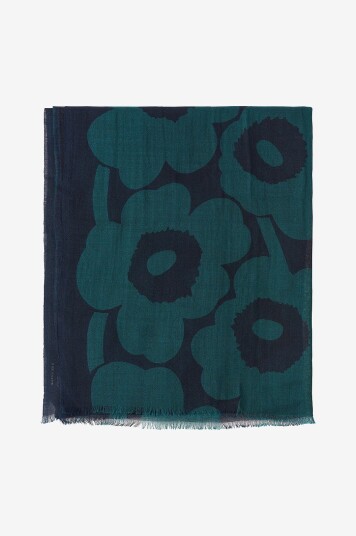 Marimekko Skjerf Fiore Unikko Grønn