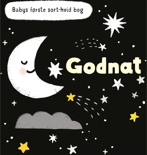 GLOBE Babys Første Sort/Hvid Bog   Godnat   Multi/patterned   DANISH