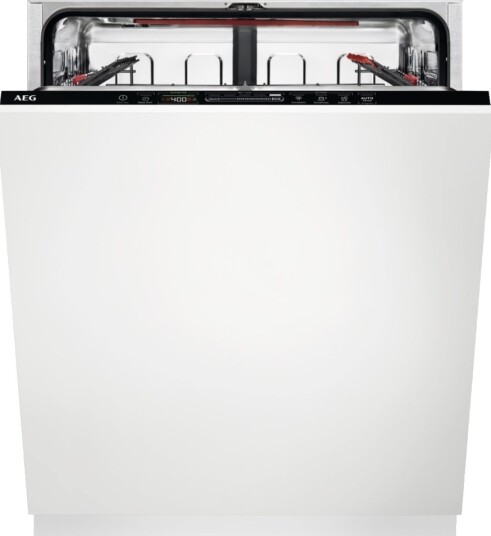 AEG FSE63657P Integrert Oppvaskmaskin med Bestikkskuff og Aquastop, Sort AEG FSE63657P Integrert Oppvaskmaskin med Bestikkskuff og Aquastop, Sort