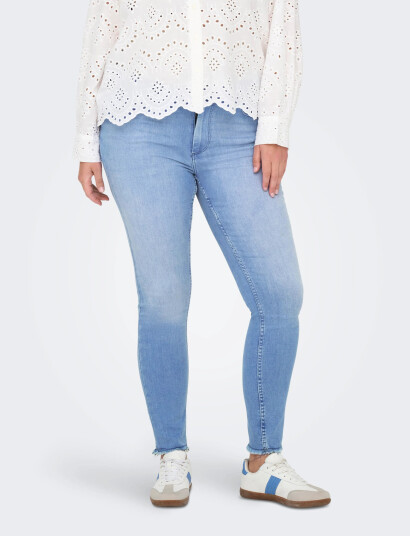 ONLY Carmakoma Carwilly Reg Sk Ank Rw Rea4348 Noos - Blue - 44 x 32 ONLY Carmakoma Carwilly Reg Sk Ank Rw Rea4348 Noos - Blue - 44 x 32
