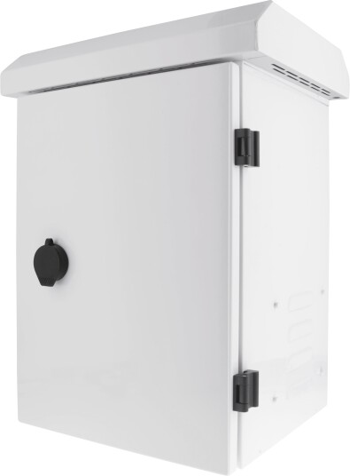 DELTACO Lockable wall cabinet 250x240x350mm IP55 white DELTACO Lockable wall cabinet 250x240x350mm IP55 white