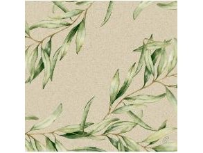 Serviett Dunisoft Airlaid 40X40 Cm Bladverk 12 Pk X 60 Stk