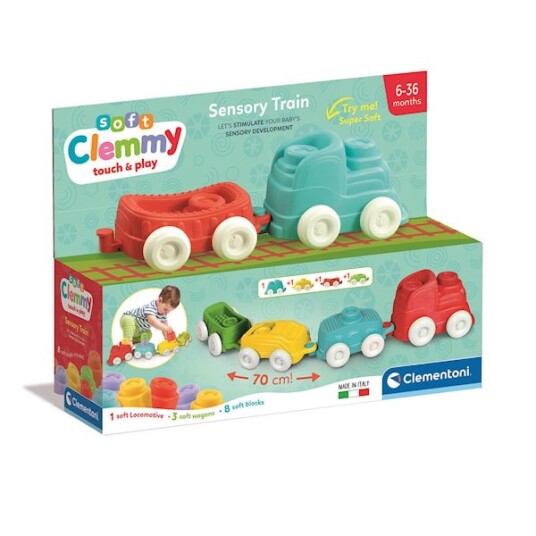 Clementoni Soft Clemmy Sensory Train Clementoni Soft Clemmy Sensory Train