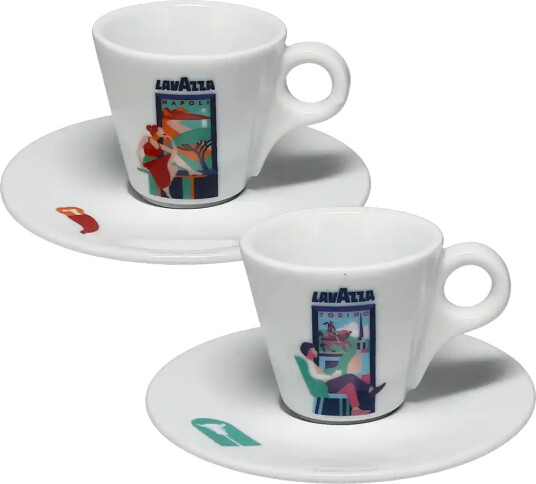 Lavazza | Window Collection Espressosett 2 espressokopper