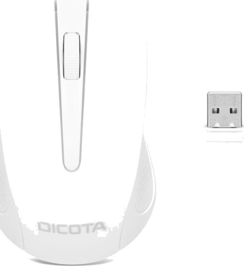 Dicota Comfort Mus Optisk 3 Knapper Usb Hvit