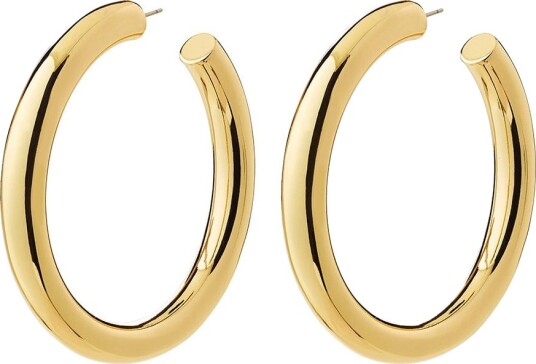 Pilgrim Tovin Hoop Earrings Gold Plated Gold ONE SIZE