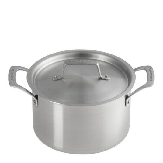 Le Creuset Essential 3 Ply dyp gryte 20 cm 4L m/lokk Le Creuset Essential 3 Ply dyp gryte 20 cm 4L m/lokk