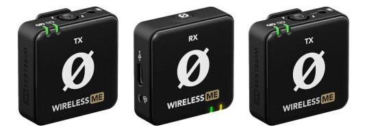 Røde Wireless ME Dual Trådløst Mikrofonsystem med 2 Senderne - Svart