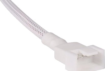 Alphacool Y Splitter 4 Pin 3x PWM 15 cm Hvit 18725 Alphacool Y Splitter 4 Pin 3x PWM 15 cm Hvit 18725