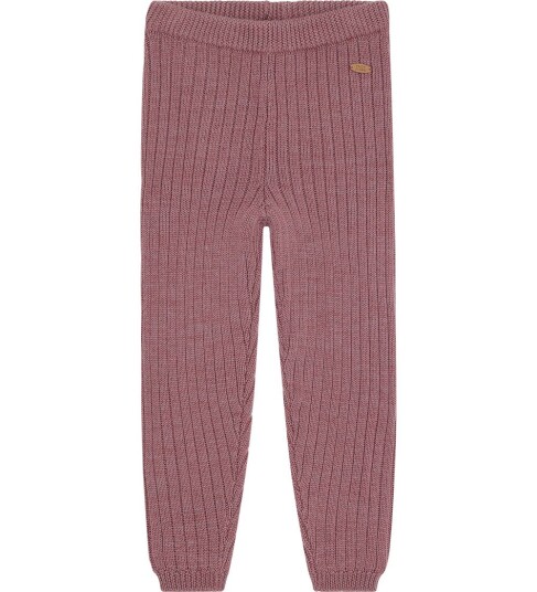 Hust and Claire Bukser Strikk Ull HcPil Pale Mauve Hust and Claire 6 år 116 Bukser Ull Rosa