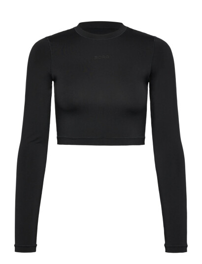 Björn Borg Studio Soft Cropped Longsleeve - Black - XS Björn Borg Studio Soft Cropped Longsleeve - Black - XS
