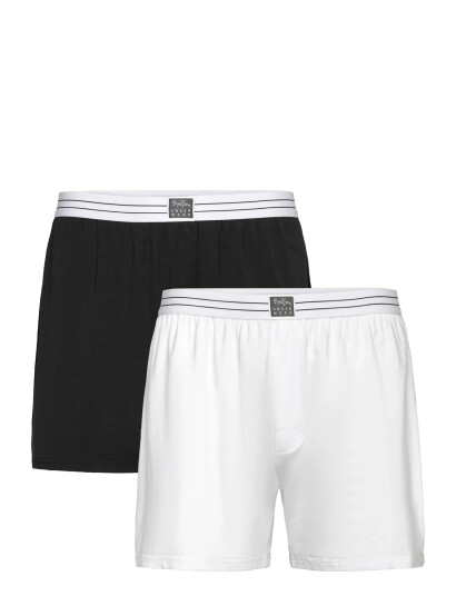 Björn Borg Viscose Cotton Blend Jersey Boxer Shorts 2P - Multi/patterned - XL Björn Borg Viscose Cotton Blend Jersey Boxer Shorts 2P - Multi/patterned - XL