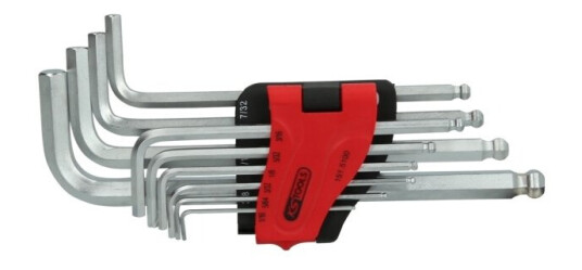 Ks Tools 151.5100, 10 Stykker, Kromvanadiumstål, Din Iso 2936, 416 G