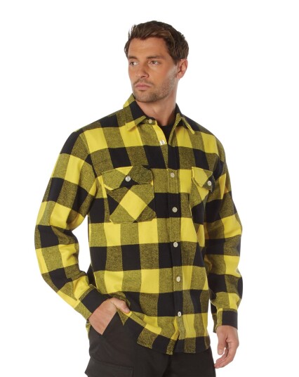 Rothco Classic Lumberjack skjorte Gul