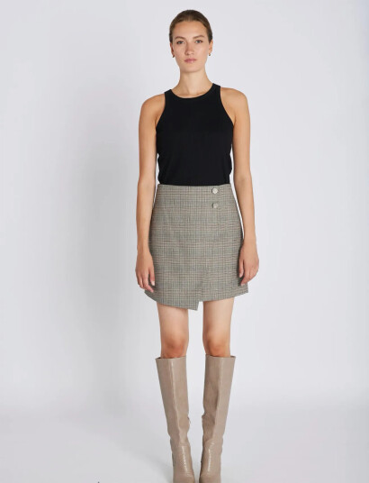 Bruuns Bazaar Ipomoeabbmaina Skirt - Grey - 38
