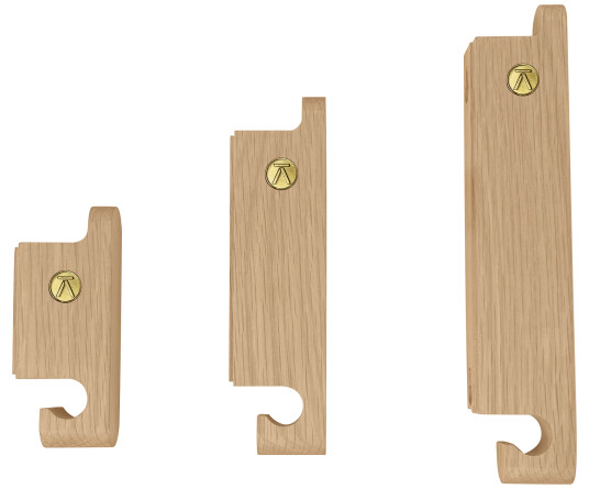 Andersen Furniture Multi Hooks 10cm/15cm/20 cm S/3 4-370020 Andersen Furniture Multi Hooks 10cm/15cm/20 cm S/3 4-370020