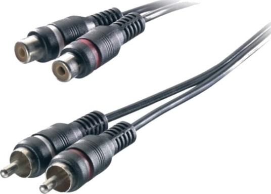 Speaka Professional Sp-1300380 2 X Rca Hankjønn 2 X Rca Hunkjønn 3 M Svart