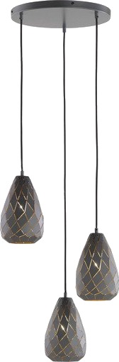 Trio Lighting Onyx klyngependel