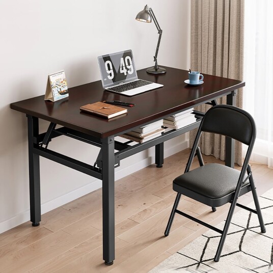 Sammenleggbart skrivebord 100x60cm / kontorpult / datapult / arbeidsbord / laptopbord