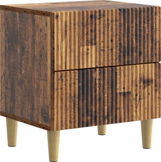  Nattbordskap Gammelt tre 43 x 34,5 x 48 cm Konstruert tre