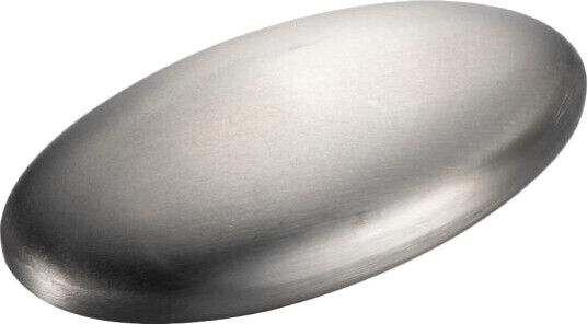 Modern House Basis stålsåpe 9 cm børstet stål