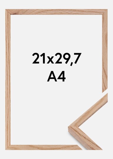 Estancia Ramme E-Line Akrylglass Eik 21x29,7 Cm (A4)