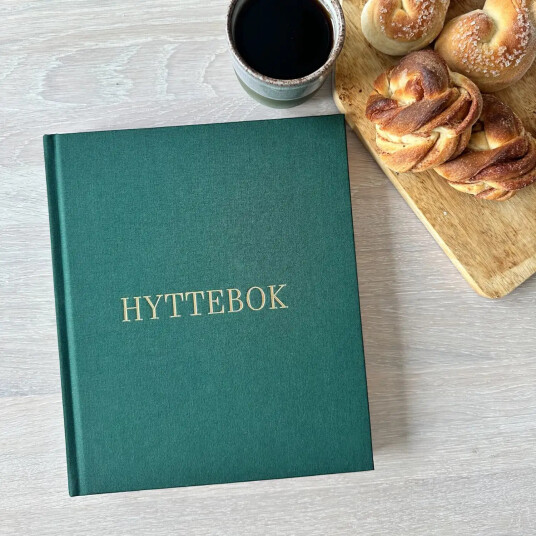 Hyttebok – Grønn Hyttebok – Grønn