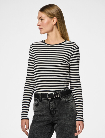 Pieces Pclea Jeans Belt Noos Wb Pu - Black - 80