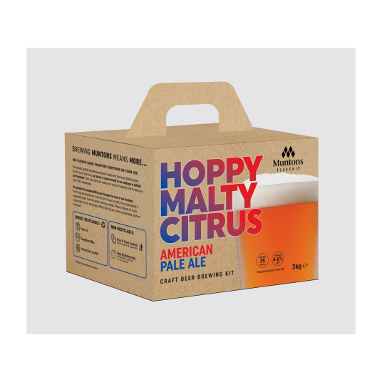 Hoppy Malty Citrus Pale Ale ekstraktsett fra Muntons Flagship serie