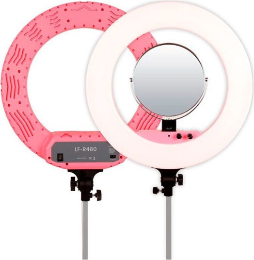 Ringlampe - 48W - Pink Vlogger