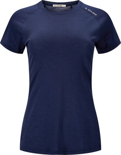 Aclima Women"s Lightwool 140 Trail Tee Navy Blazer M Aclima Women"s Lightwool 140 Trail Tee Navy Blazer M