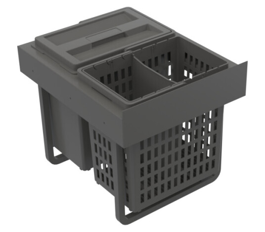 Beslag Design Select Base Hero Kildesorteringsbeholder mørkegrå Lager & miljø