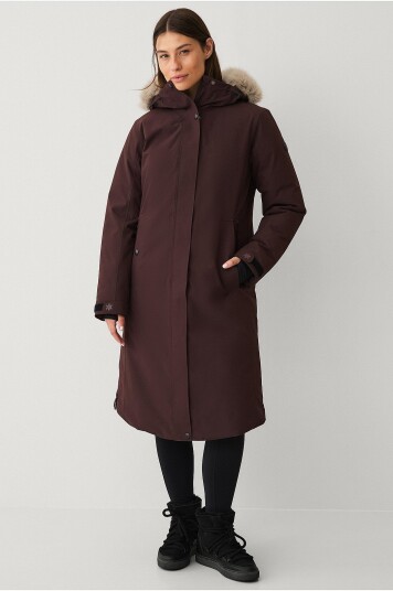 Áhkká Dunparkas Down Parka Polar W Brun Áhkká Dunparkas Down Parka Polar W Brun