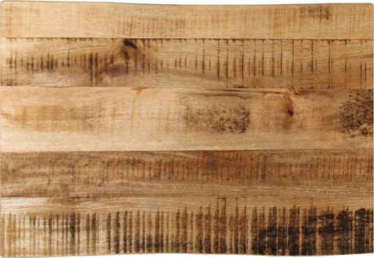  Bordplate naturlig kant 50x40x2,5 cm grovt heltre mangotre 370655