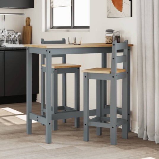 Barsett 3 deler grå heltre furu 8721012852723