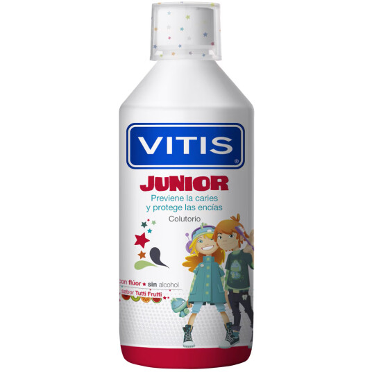 Munnvann for barn VITIS Junior Tutti Frutti 500 ml.
