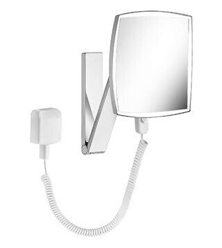 Keuco iLook Sminkespeil m/lys 200x200 mm. LED Vegghengt med adapter Keuco iLook Sminkespeil m/lys 200x200 mm. LED Vegghengt med adapter