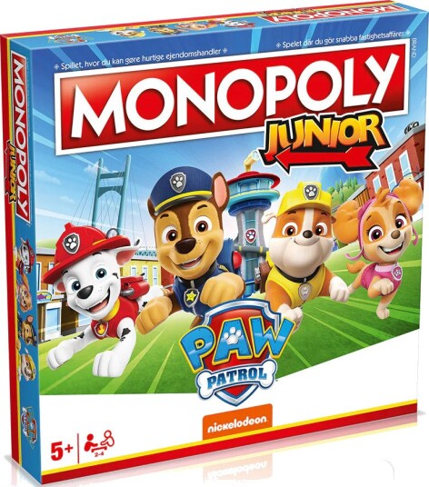 Winning Moves Paw Patrol Monopol Brettspill 5+ År