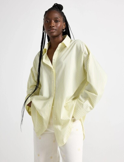 Lindex Shirt Maja Yellow M