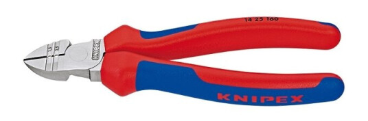 Knipex 14 25 160, Beskyttelses Isolasjon, 224 G, Blå, Rød