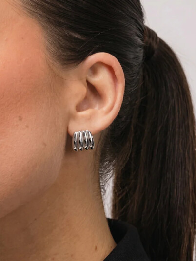 Who Is She Nova Earrings Silver Sølv ONE SIZE