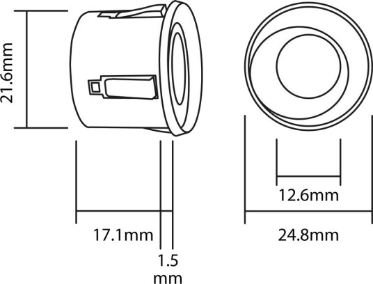 EINPARTS EPP SENSOR NO 3 Parkeringssensor