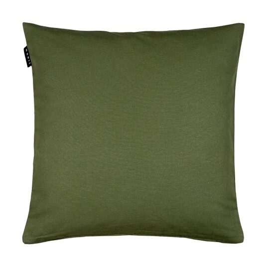 Linum Annabell putetrekk 50x50 cm Mørk olivengrønn