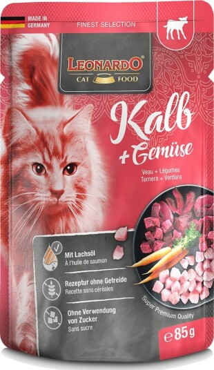 Leonardo Våtfôr Finest Selection Porsjonsposer Kalv Og Grønnsaker 16 X 85 G